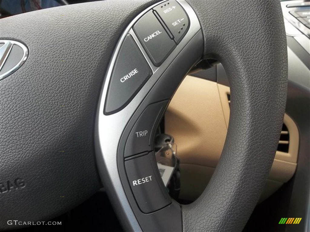 2013 Elantra GLS - Desert Bronze / Beige photo #16
