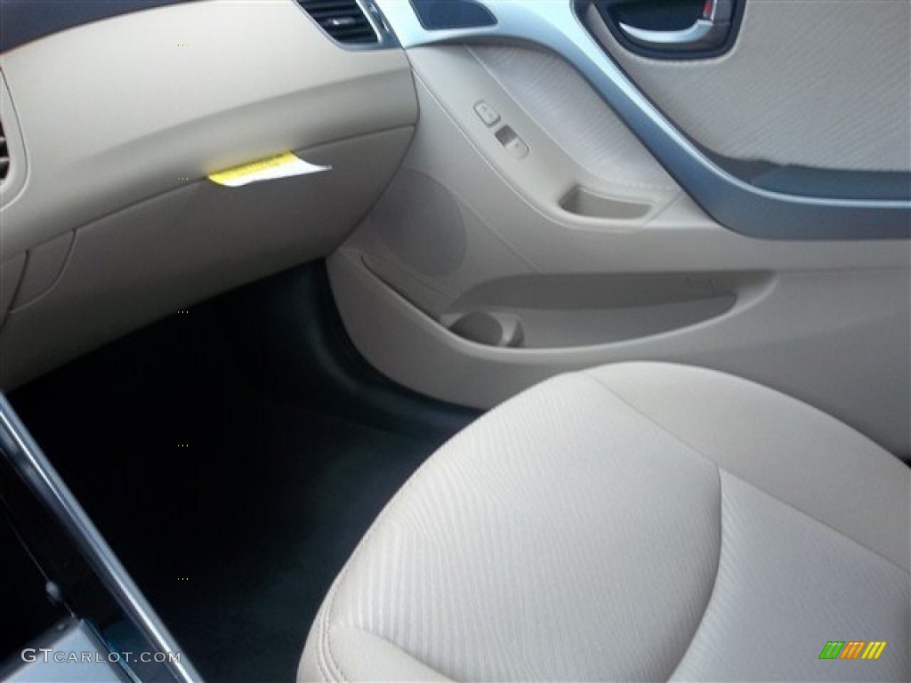 2013 Elantra GLS - Desert Bronze / Beige photo #21
