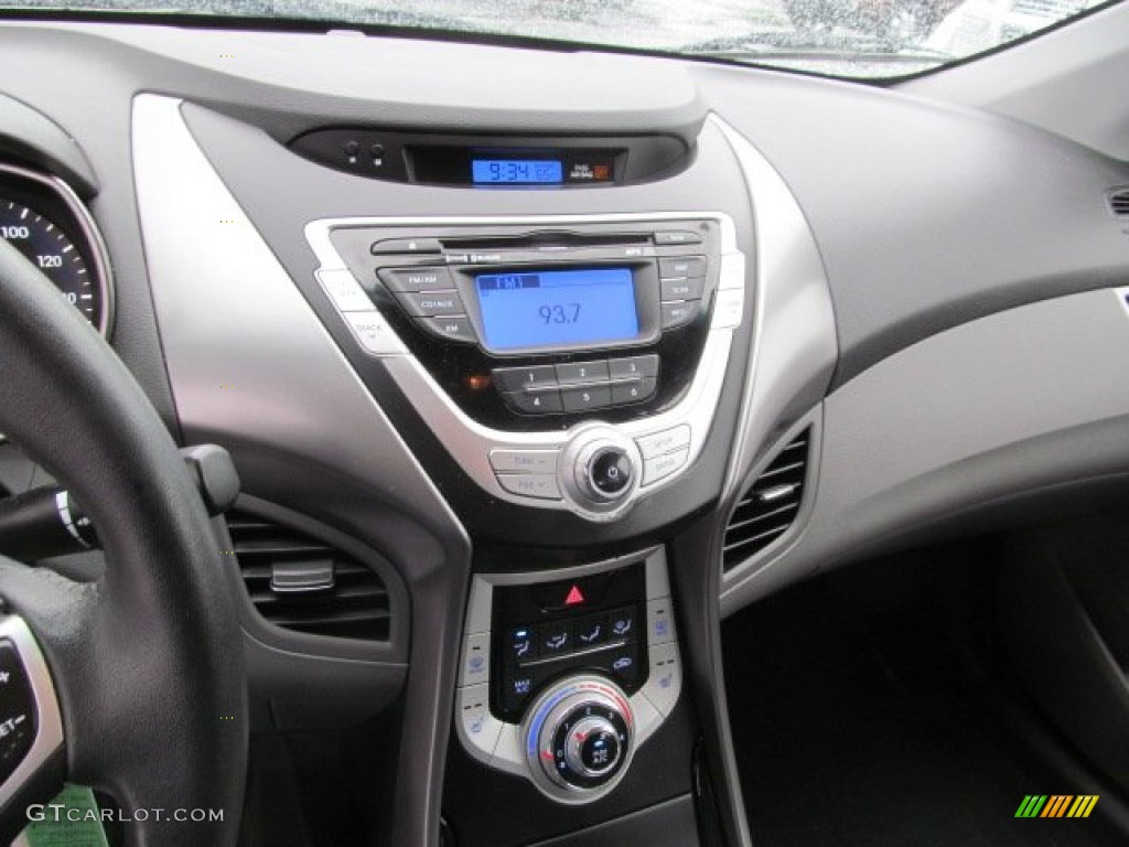 2012 Elantra Limited - Indigo Night Blue / Gray photo #17