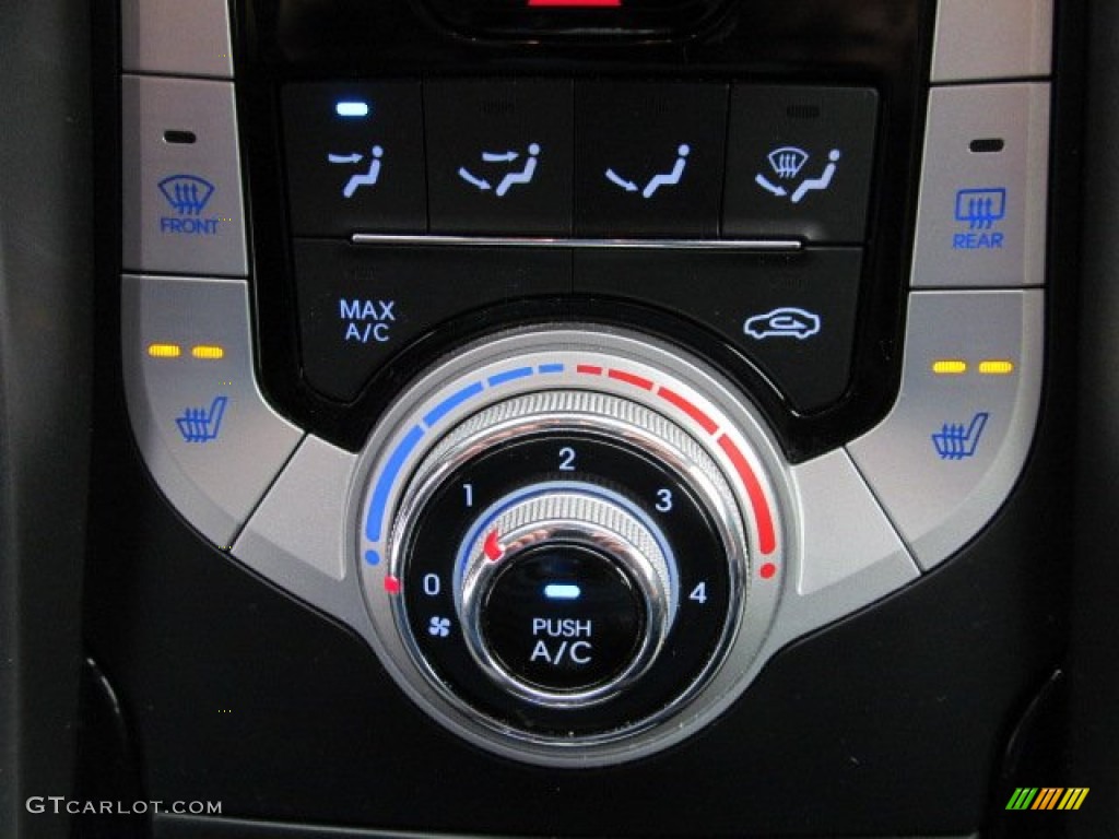 2012 Elantra Limited - Indigo Night Blue / Gray photo #19