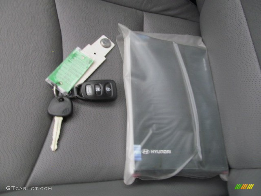 2012 Elantra Limited - Indigo Night Blue / Gray photo #23
