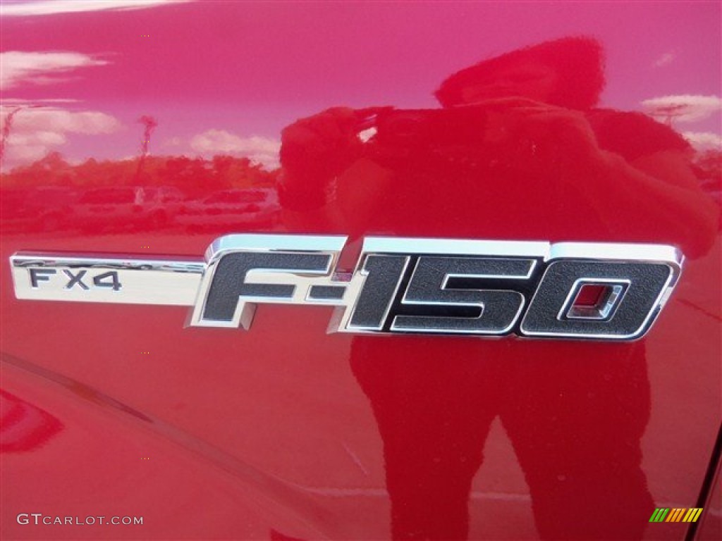 2012 F150 FX4 SuperCrew 4x4 - Red Candy Metallic / Black photo #22