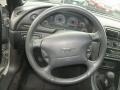 Dark Charcoal 1999 Ford Mustang GT Coupe Steering Wheel
