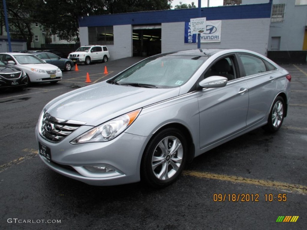 2012 Sonata Limited - Radiant Silver / Gray photo #1