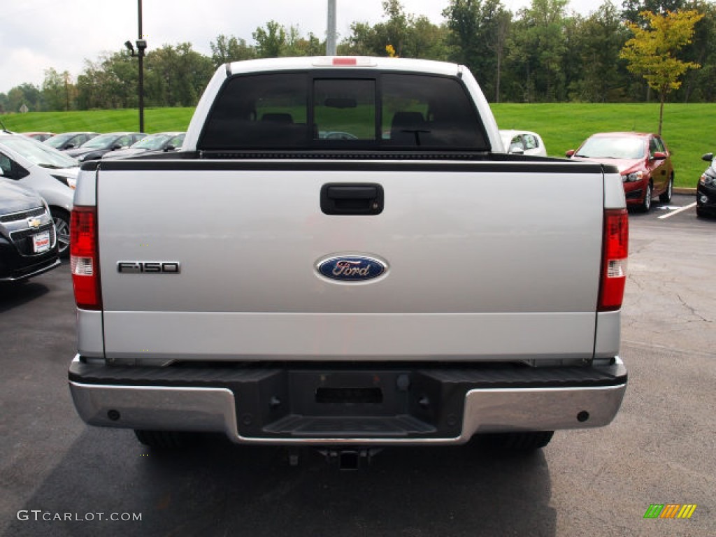 2006 F150 XLT SuperCrew 4x4 - Silver Metallic / Medium/Dark Flint photo #6