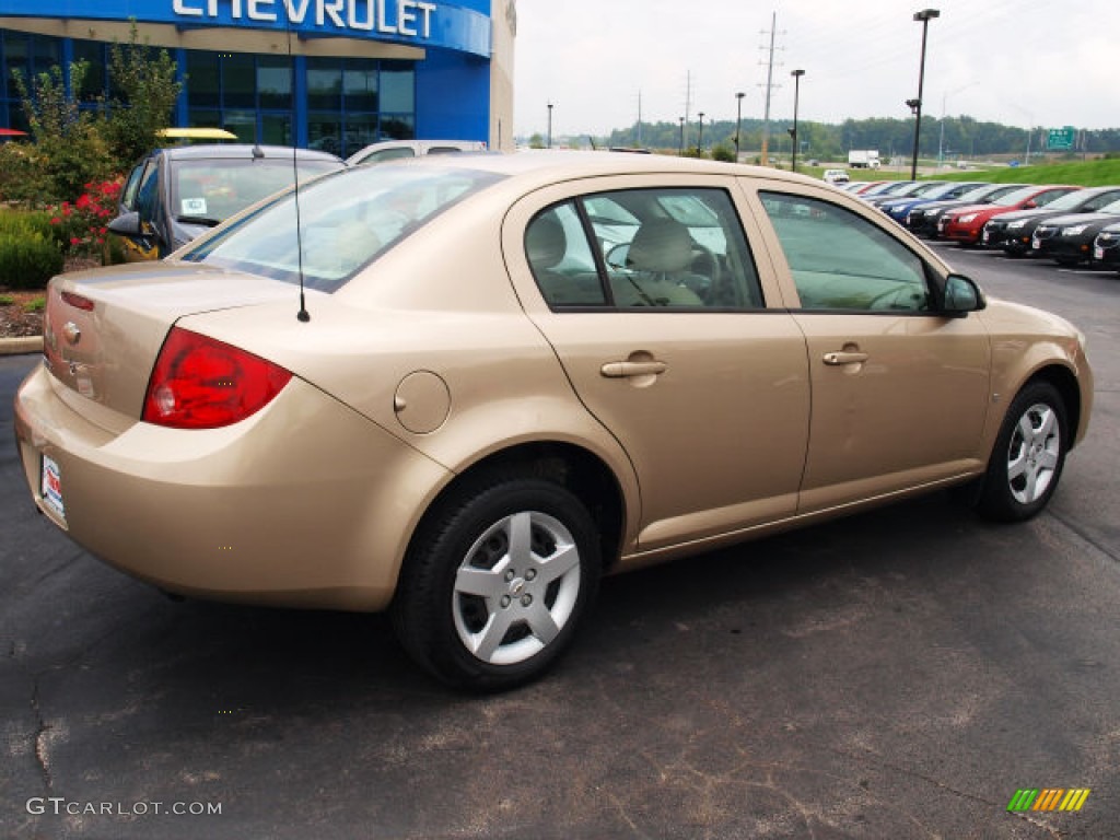 2007 Cobalt LT Sedan - Sandstone Metallic / Neutral Beige photo #3