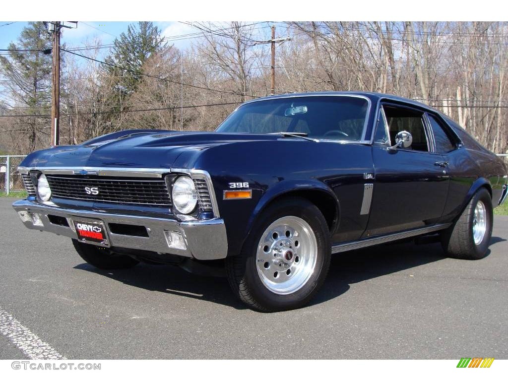 Cobalt Blue Chevrolet Nova