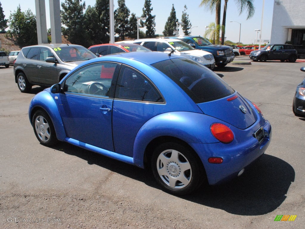2001 New Beetle GLS Coupe - Techno Blue Pearl / Light Grey photo #22