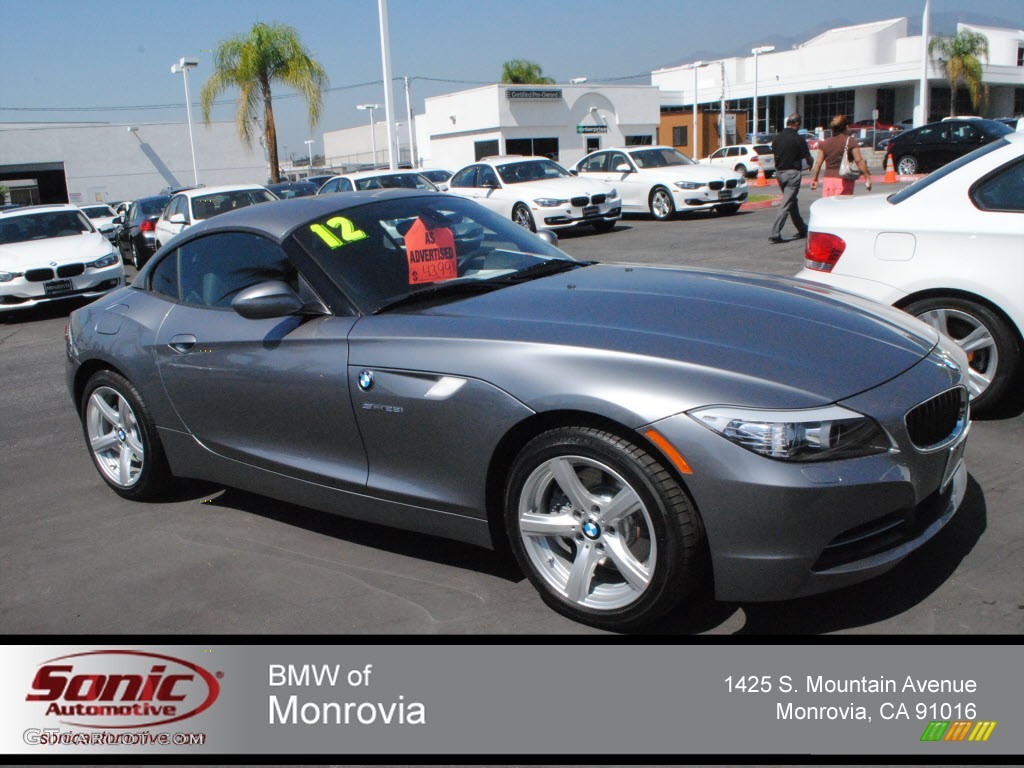 2012 Z4 sDrive28i - Space Gray Metallic / Black photo #1