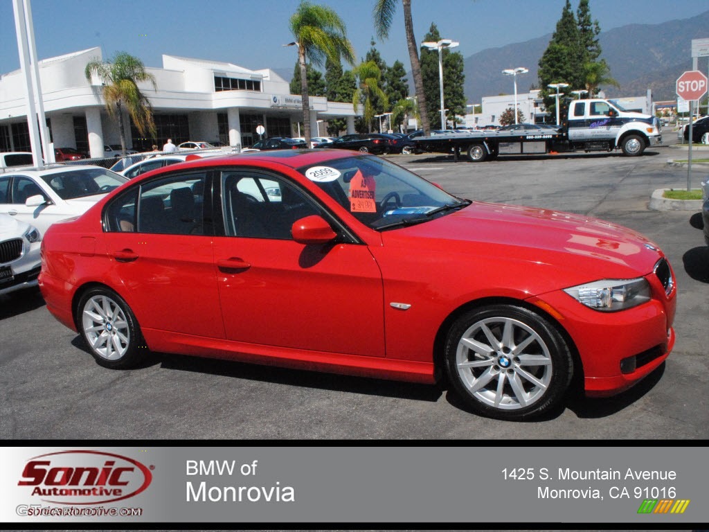 Crimson Red BMW 3 Series