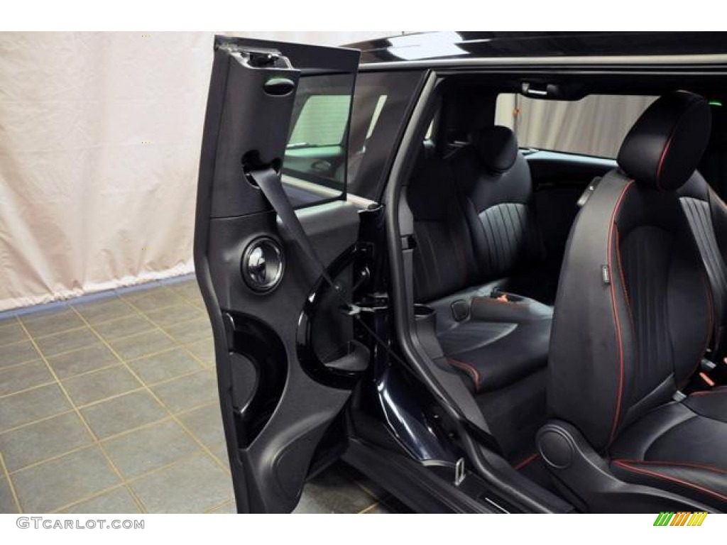 2012 Cooper S Clubman Hampton Package - Reef Blue Metallic / Black Lounge Leather/Damson Red Piping photo #25