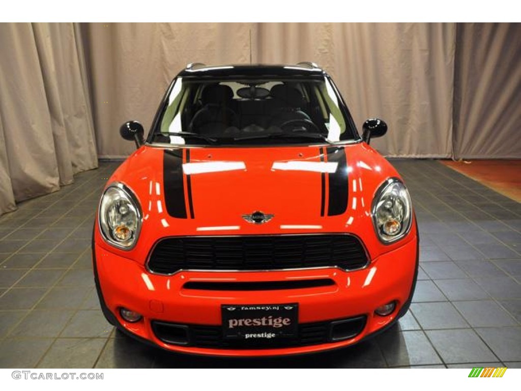 2012 Cooper S Countryman - Pure Red / Carbon Black photo #11