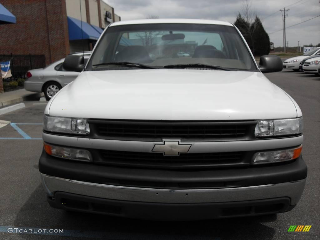 2000 Silverado 1500 Regular Cab - Summit White / Medium Oak photo #3