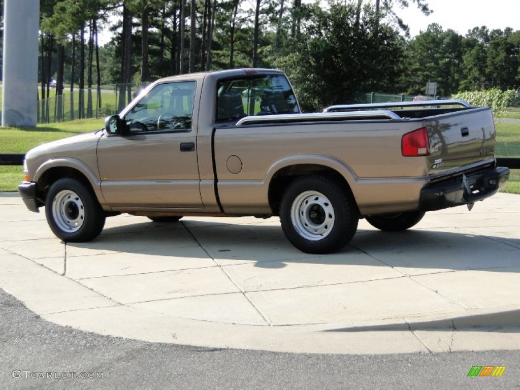 2003 S10 LS Regular Cab - Sandalwood Metallic / Medium Gray photo #4