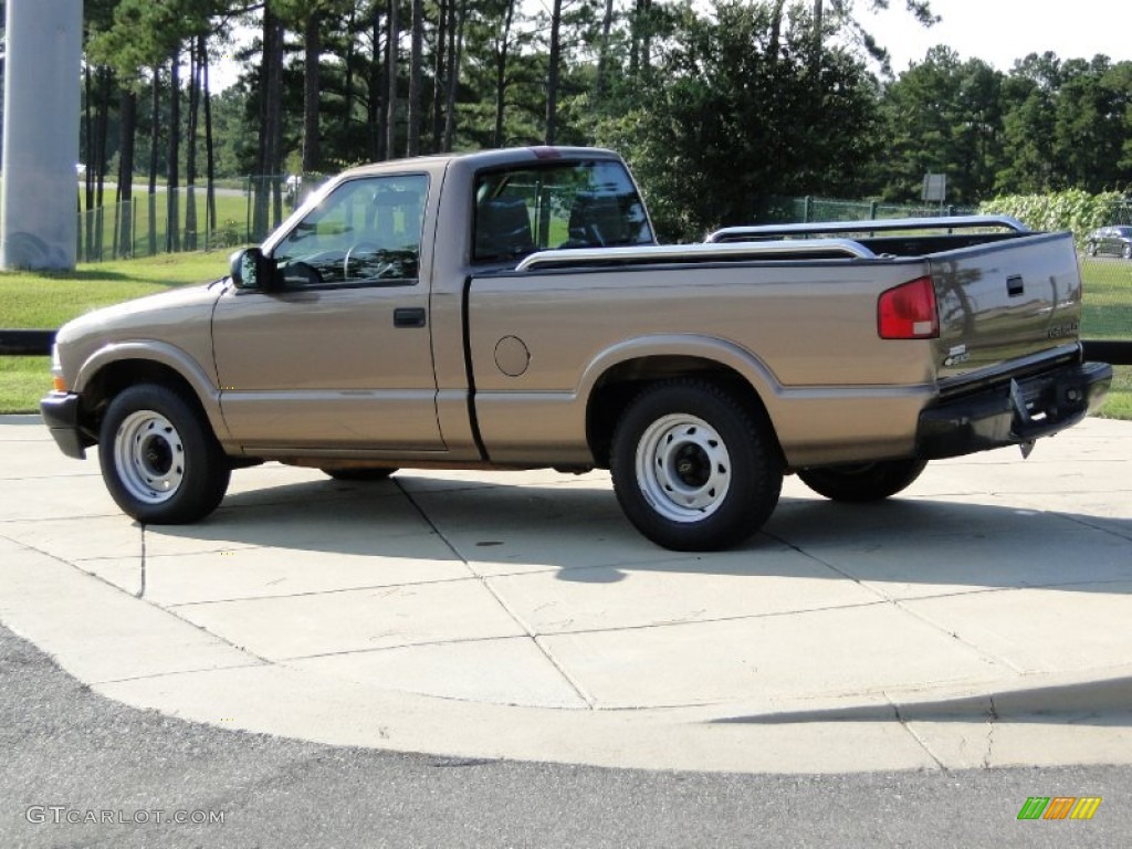 2003 S10 LS Regular Cab - Sandalwood Metallic / Medium Gray photo #5