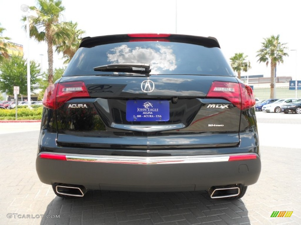 2013 MDX SH-AWD Advance - Crystal Black Pearl / Ebony photo #6
