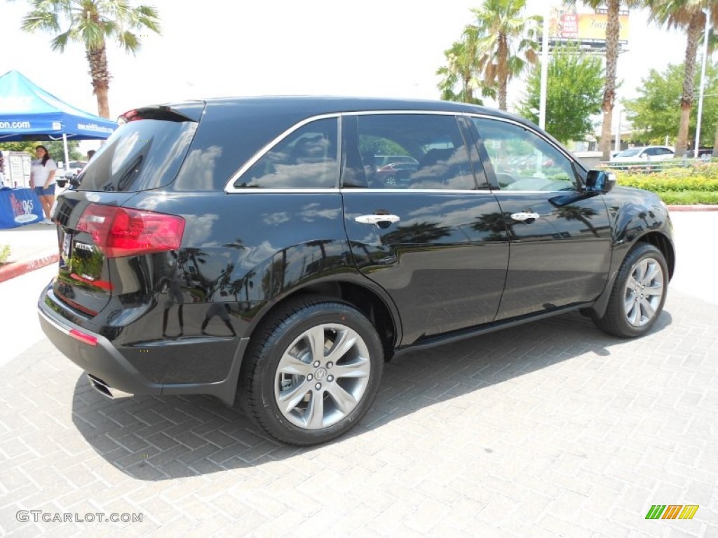 2013 MDX SH-AWD Advance - Crystal Black Pearl / Ebony photo #7