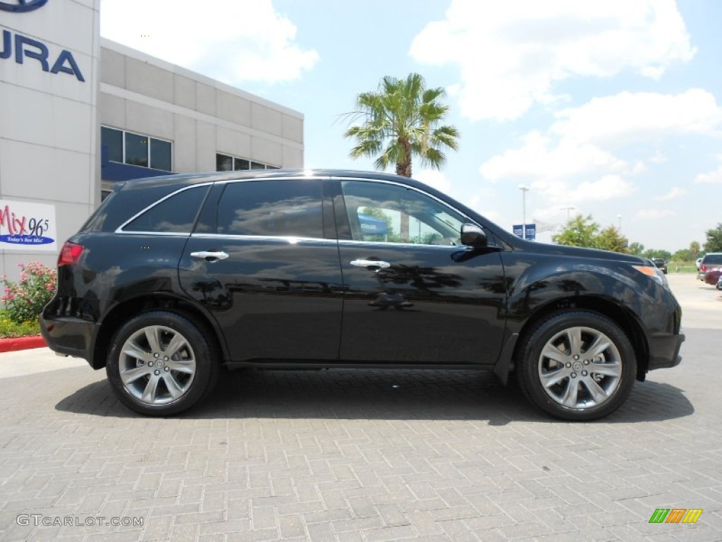 2013 MDX SH-AWD Advance - Crystal Black Pearl / Ebony photo #8