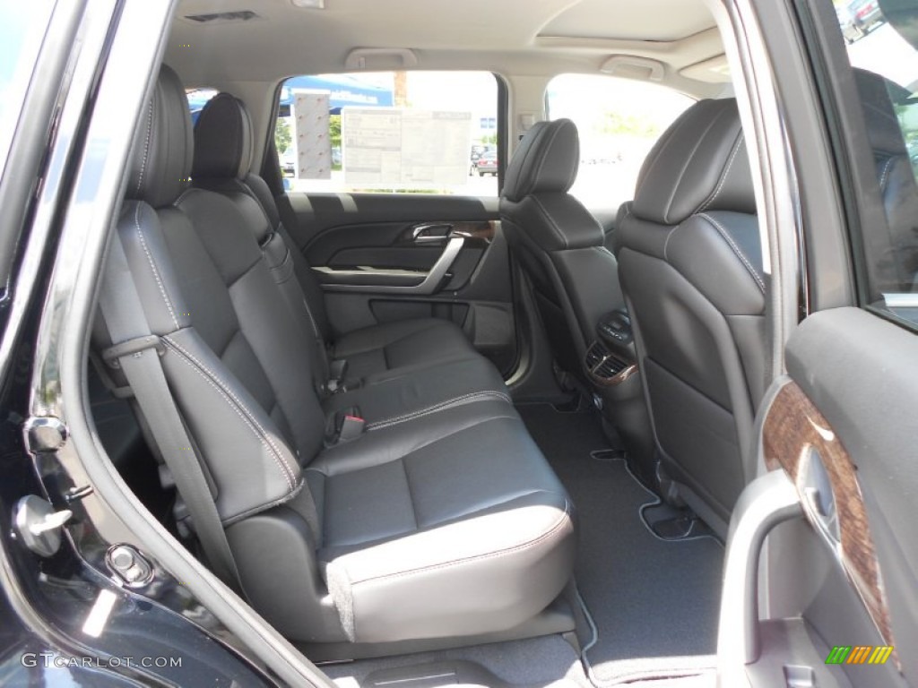 Ebony Interior 2013 Acura MDX SH-AWD Advance Photo #70991143