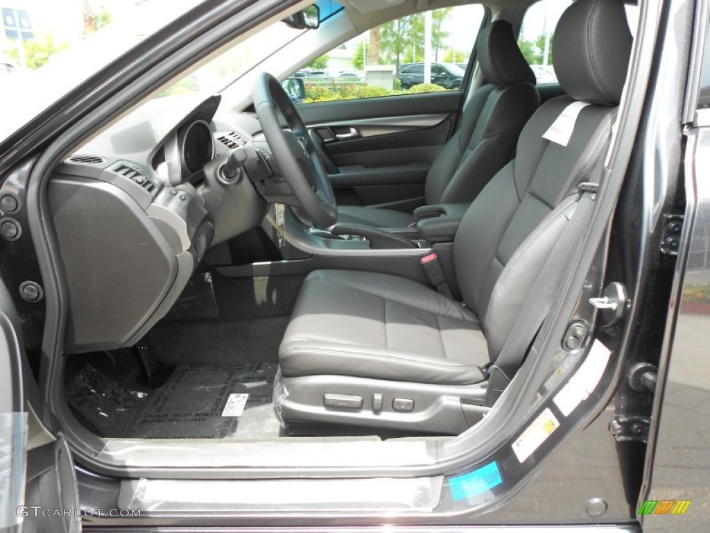 Ebony Interior 2013 Acura TL Standard TL Model Photo #70991774