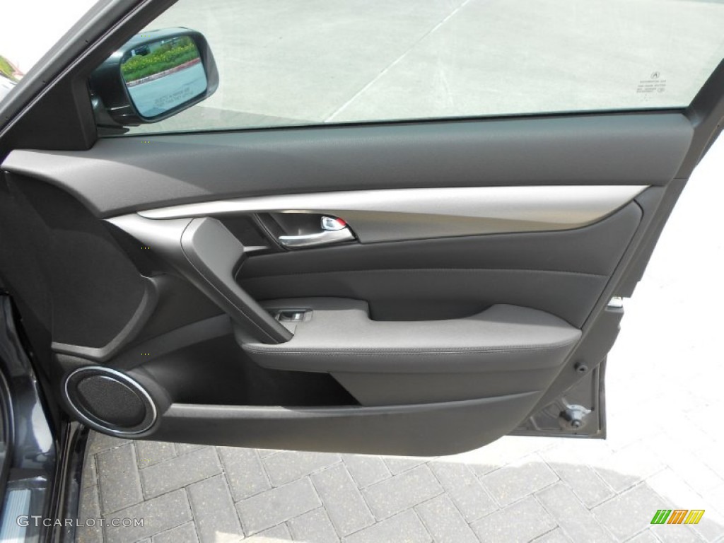 2013 Acura TL Standard TL Model Ebony Door Panel Photo #70991785