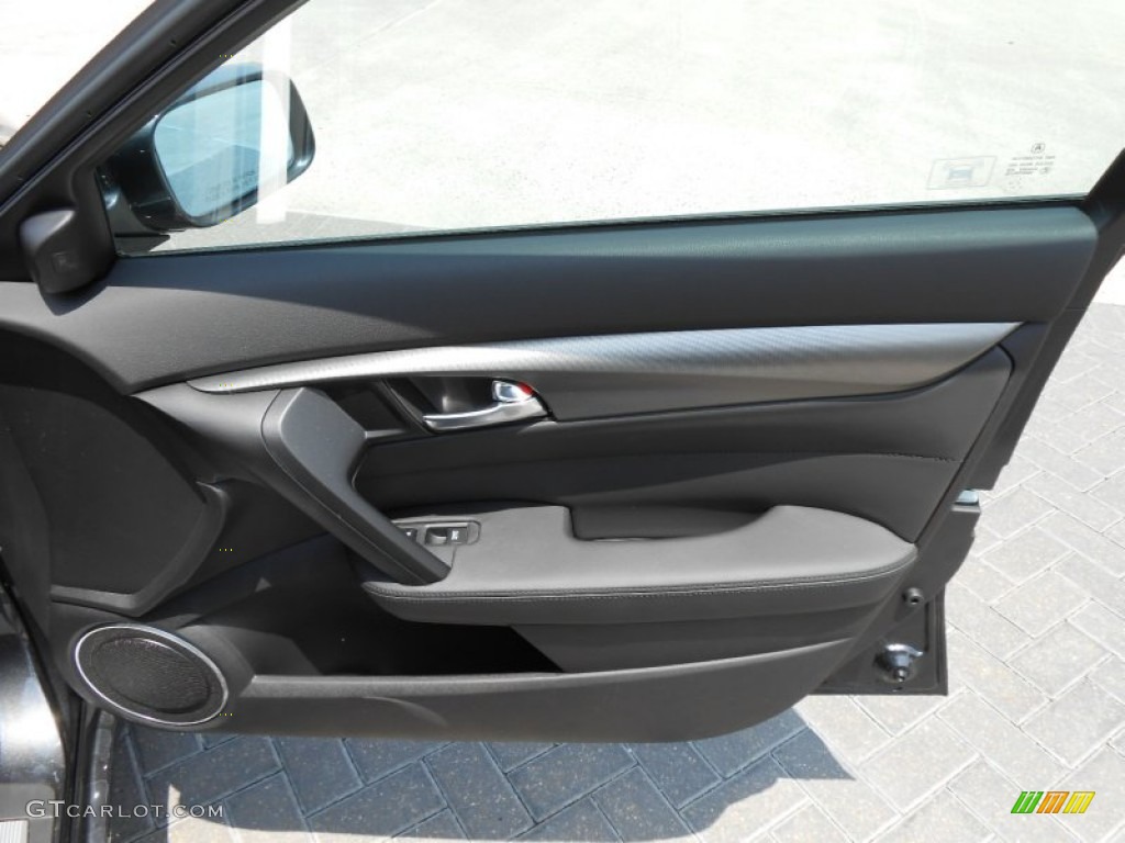 2013 Acura TL Advance Ebony Door Panel Photo #70992172