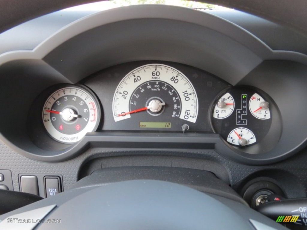2012 Toyota FJ Cruiser Standard FJ Cruiser Model Gauges Photo #70992520