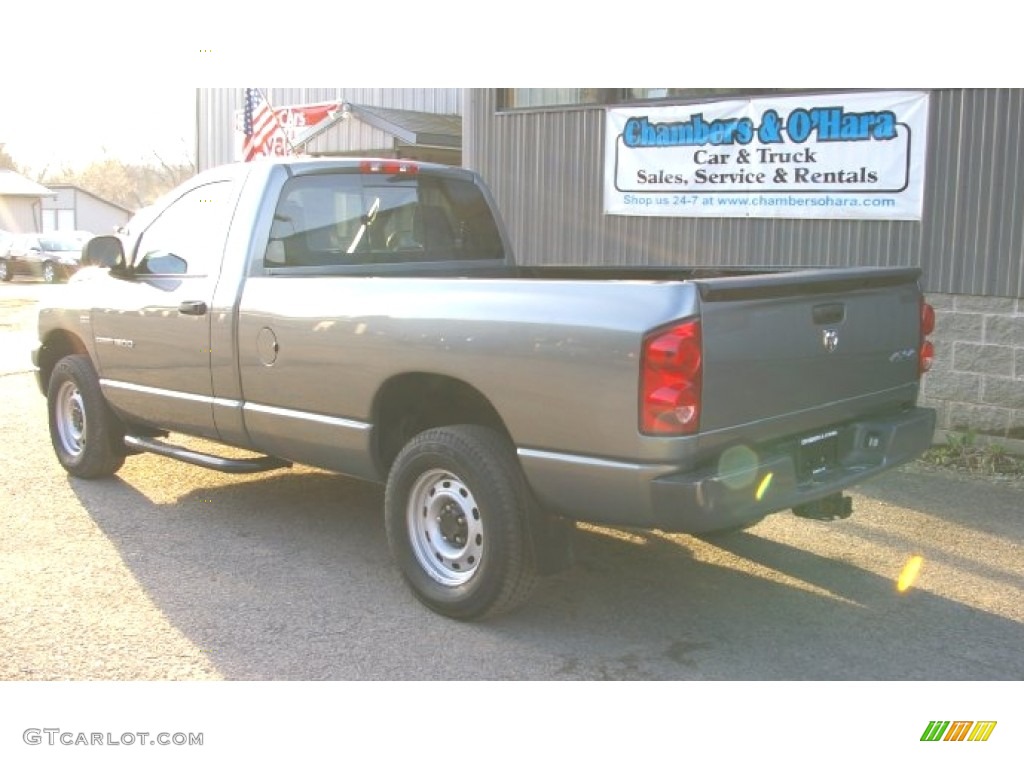 2007 Ram 1500 ST Regular Cab 4x4 - Mineral Gray Metallic / Medium Slate Gray photo #7