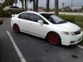 Taffeta White 2009 Honda Civic Si Sedan