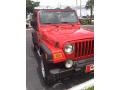 2006 Flame Red Jeep Wrangler Sport 4x4  photo #1