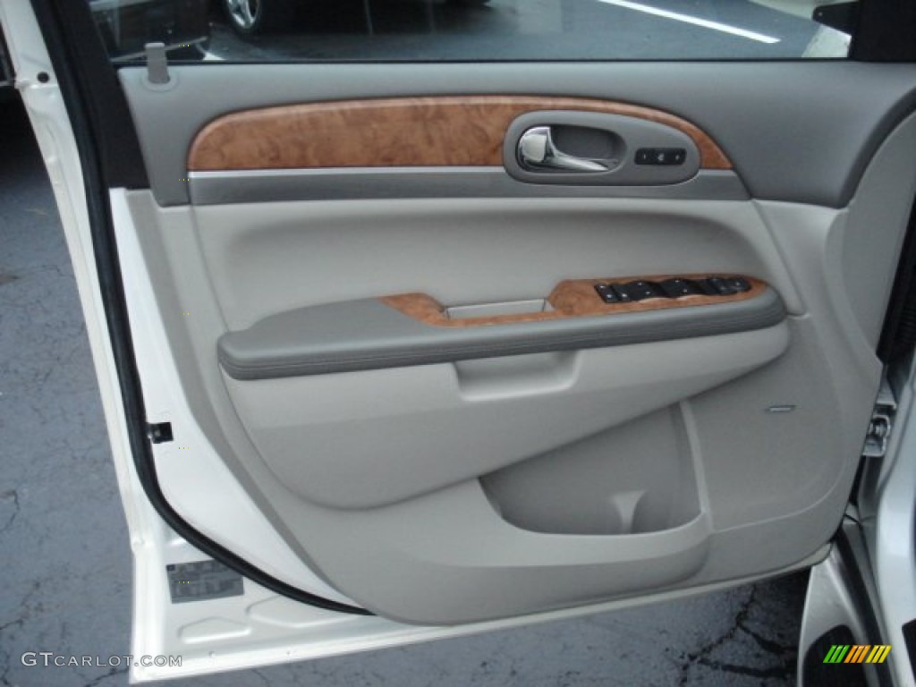 2010 Enclave CXL AWD - White Diamond Tricoat / Cashmere/Cocoa photo #12