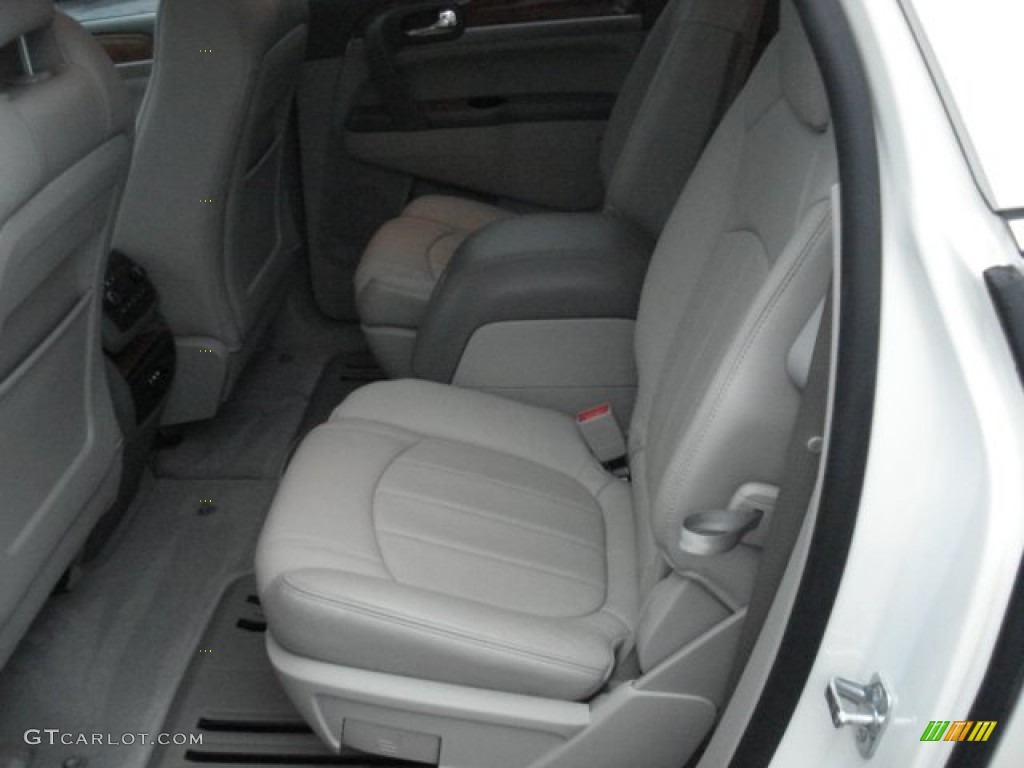 2010 Enclave CXL AWD - White Diamond Tricoat / Cashmere/Cocoa photo #13