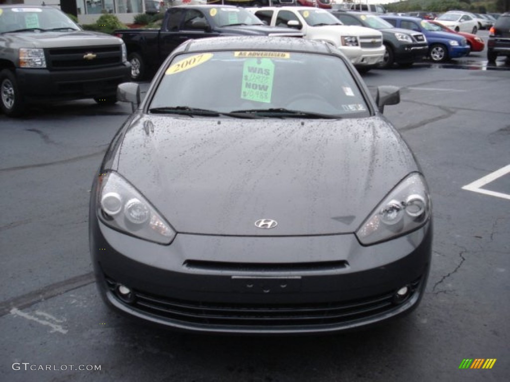 2007 Tiburon GS - Carbon Gray / Black photo #3