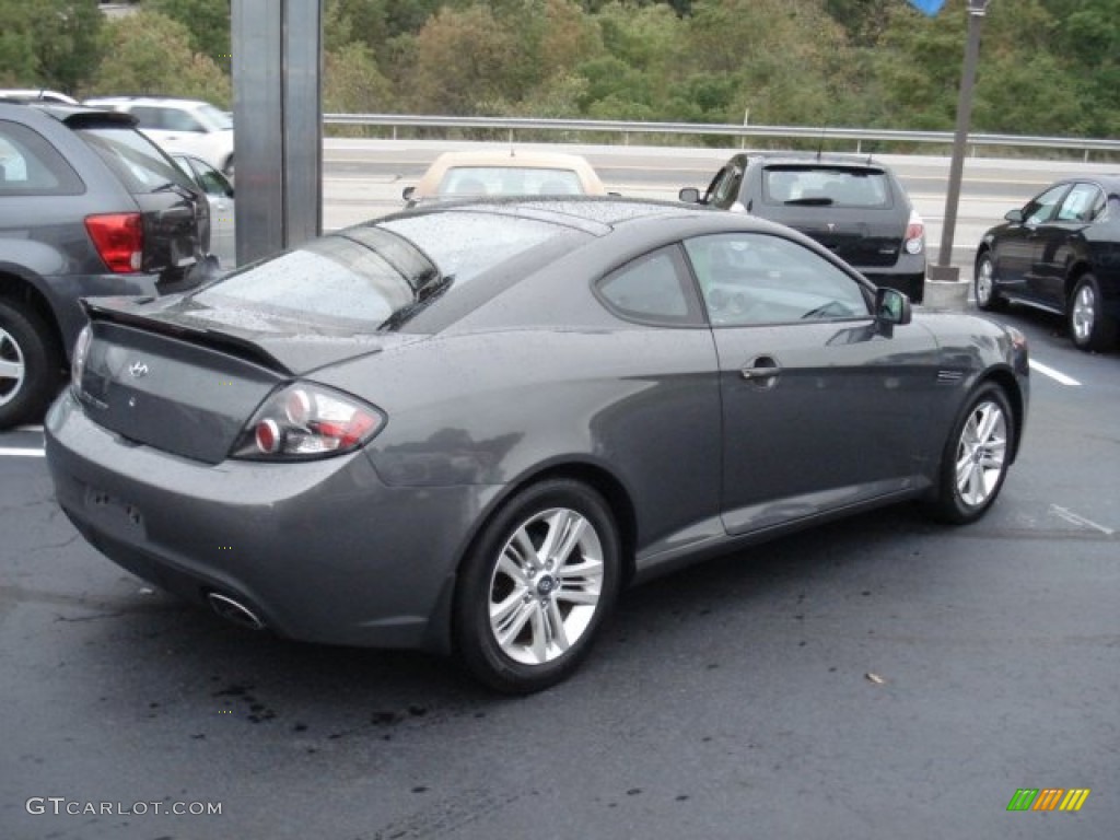 2007 Tiburon GS - Carbon Gray / Black photo #6