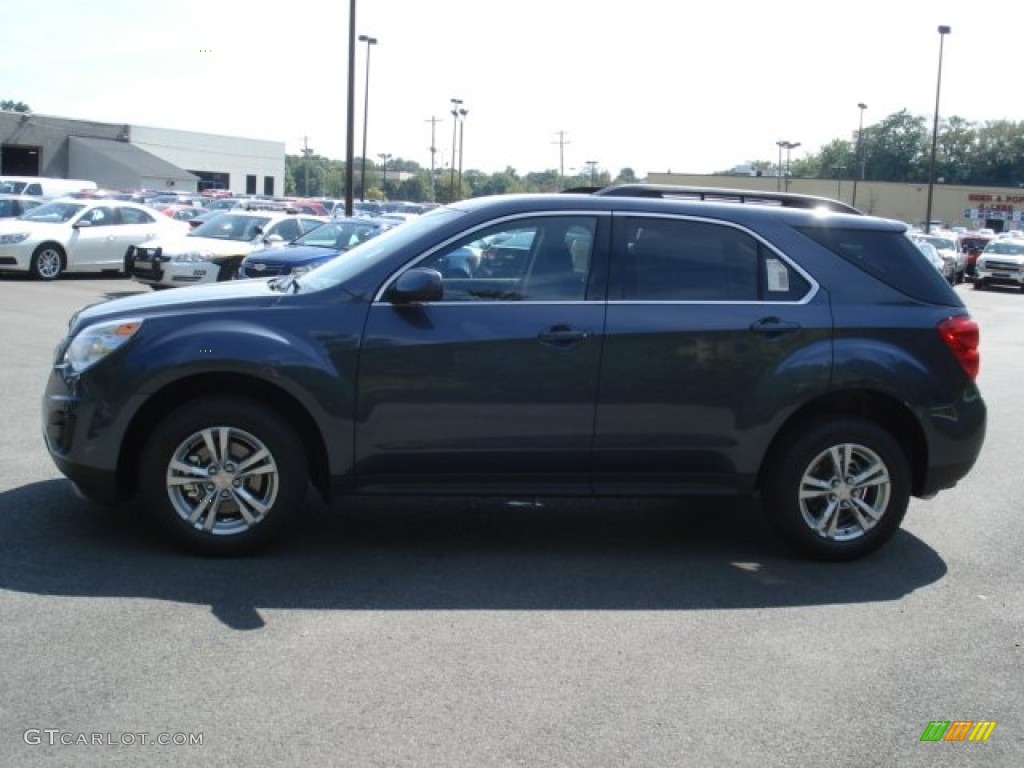 2013 Equinox LT AWD - Atlantis Blue Metallic / Jet Black photo #5