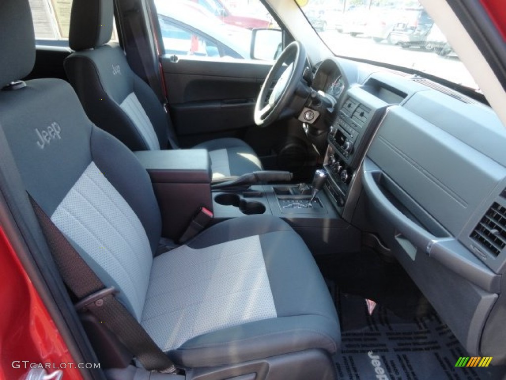 2009 Liberty Sport 4x4 - Sunburst Orange Pearl / Dark Slate Gray photo #12