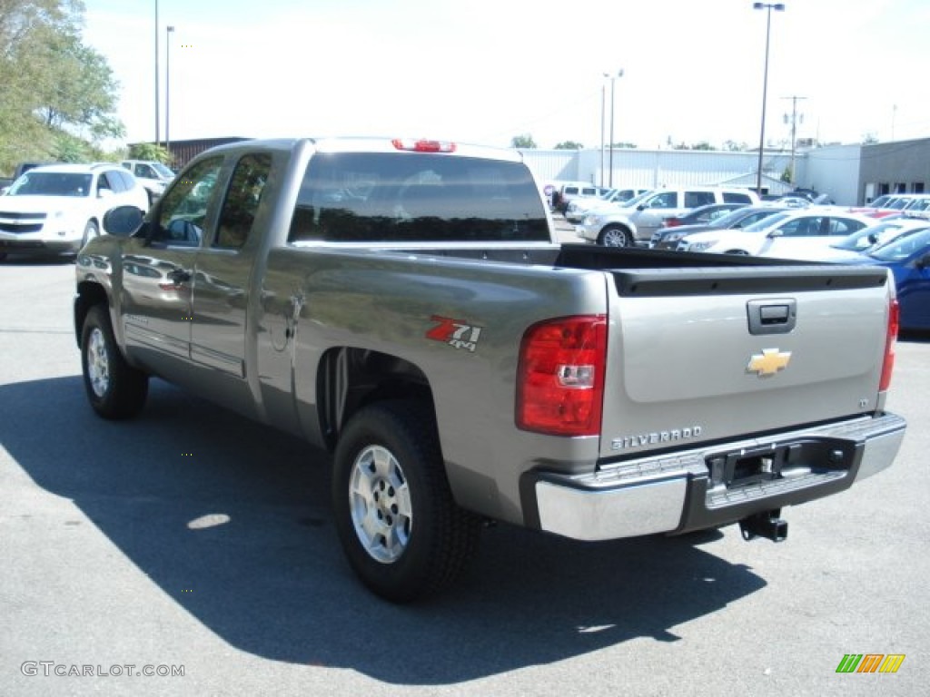 2012 Silverado 1500 LT Extended Cab 4x4 - Graystone Metallic / Ebony photo #6