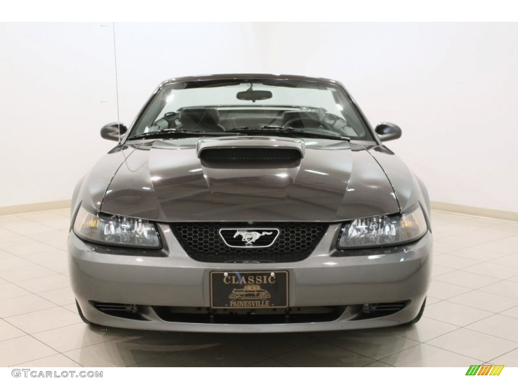 2003 Mustang V6 Convertible - Dark Shadow Grey Metallic / Dark Charcoal photo #2