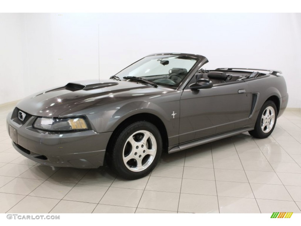 Dark Shadow Grey Metallic 2003 Ford Mustang V6 Convertible Exterior Photo #70997170