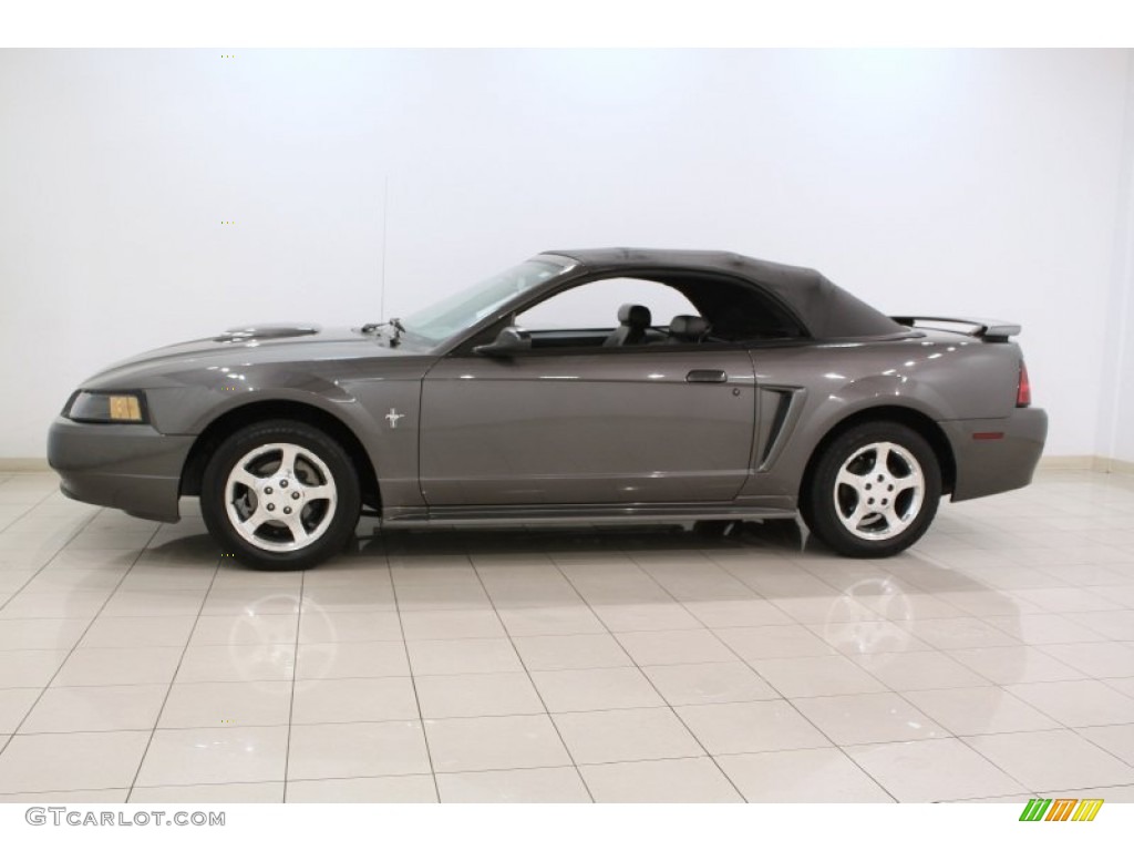 Dark Shadow Grey Metallic 2003 Ford Mustang V6 Convertible Exterior Photo #70997185