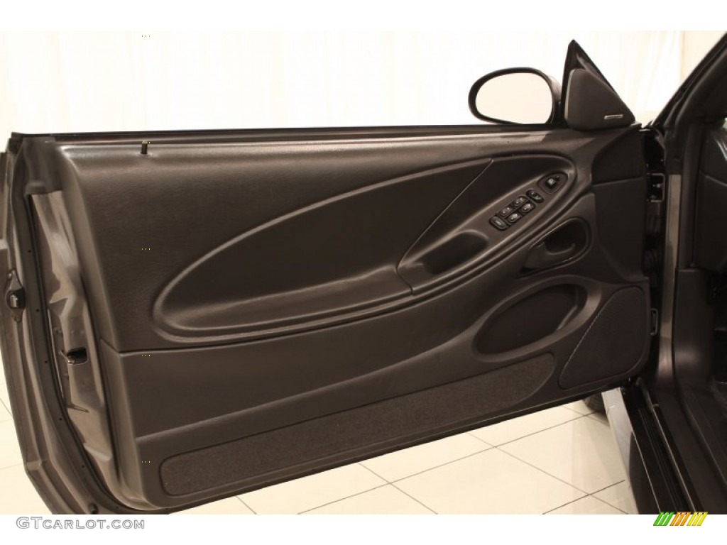 2003 Ford Mustang V6 Convertible Dark Charcoal Door Panel Photo #70997194