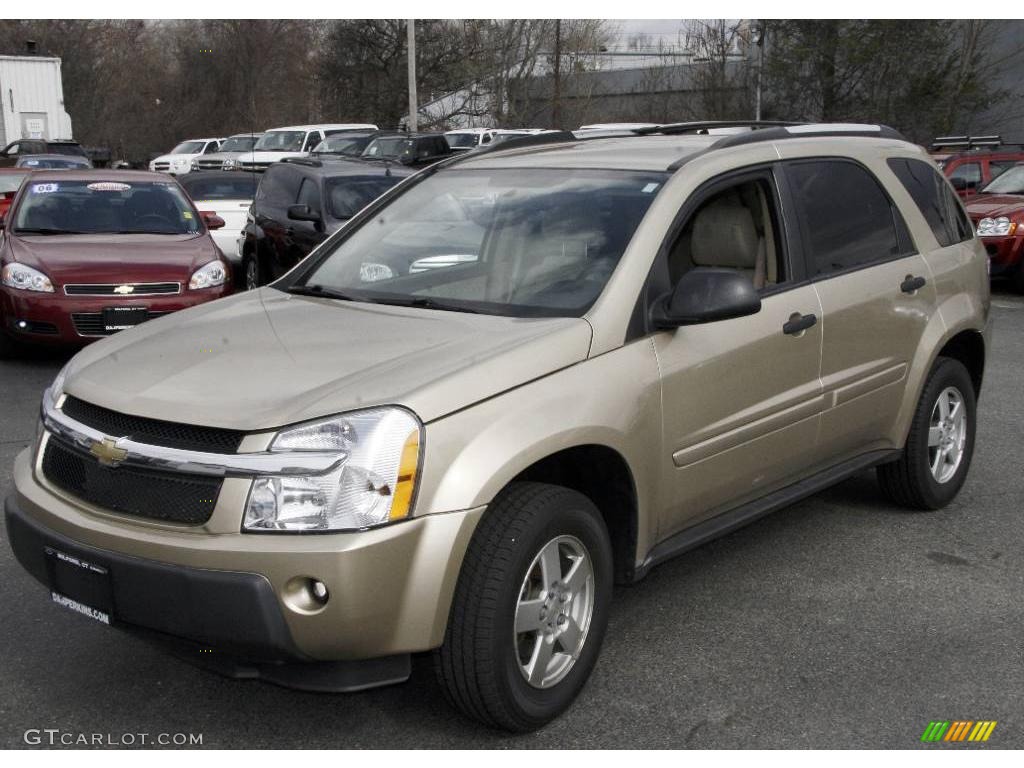 2005 Equinox LS AWD - Sandstone Metallic / Light Cashmere photo #1