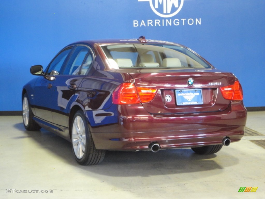 2009 3 Series 335xi Sedan - Barbara Red Metallic / Oyster Dakota Leather photo #6