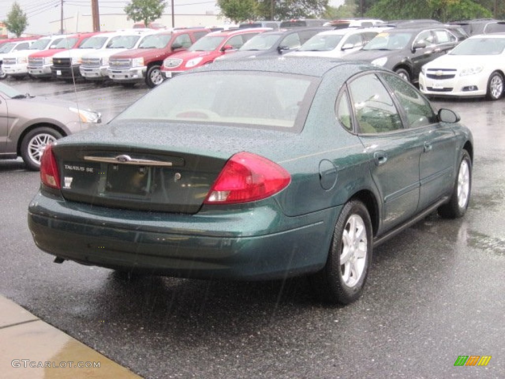 2000 Taurus SES - Tropic Green Metallic / Medium Parchment photo #8