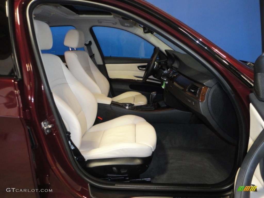 2009 3 Series 335xi Sedan - Barbara Red Metallic / Oyster Dakota Leather photo #26