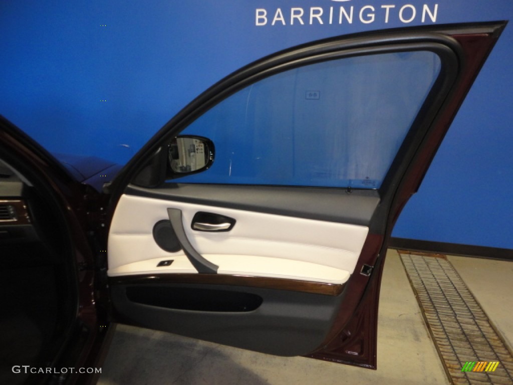 2009 3 Series 335xi Sedan - Barbara Red Metallic / Oyster Dakota Leather photo #27