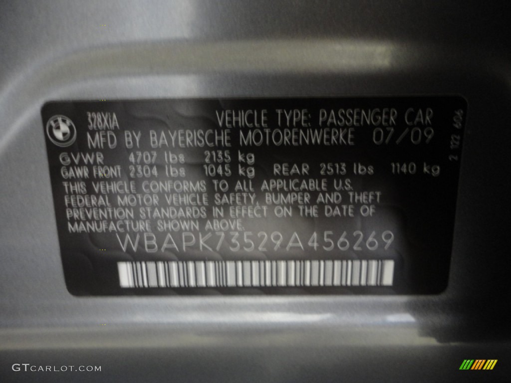 2009 3 Series 328xi Sedan - Space Grey Metallic / Black Dakota Leather photo #35