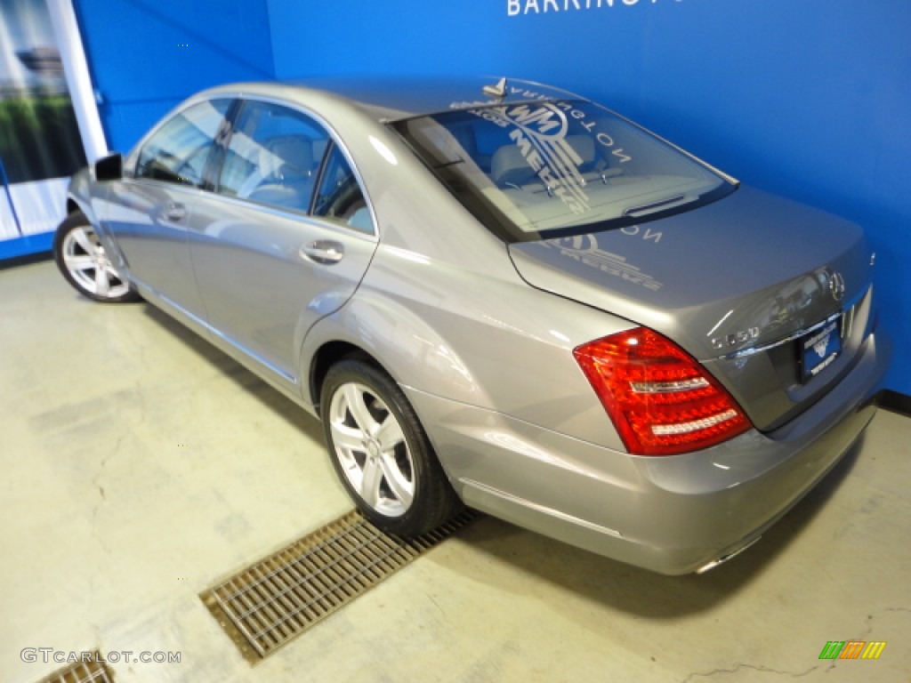 2012 S 550 4Matic Sedan - Paladium Silver Metallic / Ash/Grey photo #37