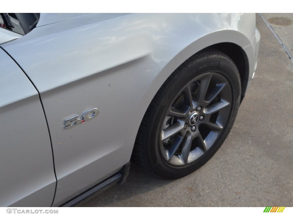 2012 Mustang GT Premium Coupe - Ingot Silver Metallic / Charcoal Black photo #7