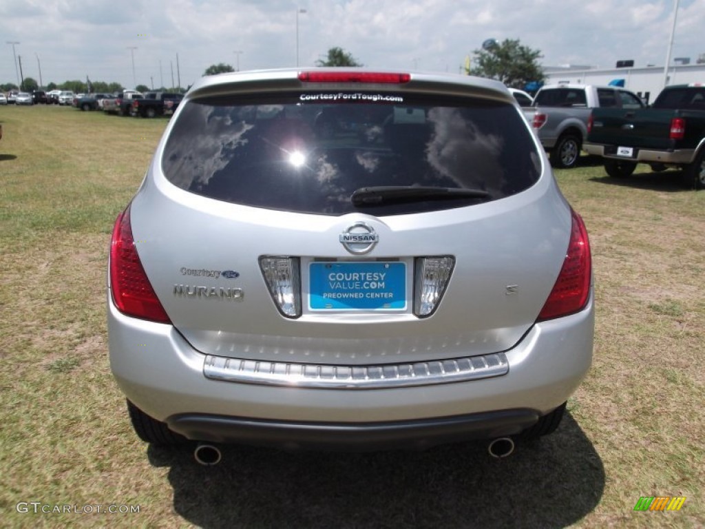 2007 Murano S - Brilliant Silver Metallic / Charcoal photo #3